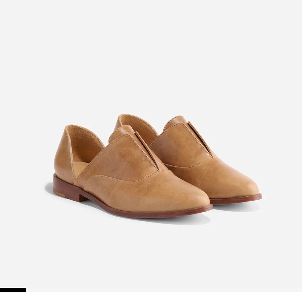 NEW Nisolo emma d’orsay Oxford 2.0 loafers - almond size 10 - NWT